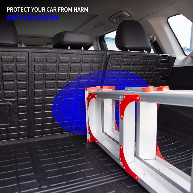 Rongtaod Cargo Mat Compatible with 2021-2025 2026 Nissan Rogue Rear Trunk Mat Cargo Liner Back Seat Cover Protector All Weather 2024 Rogue Accessories (Trunk Mat + Backrest Mats)