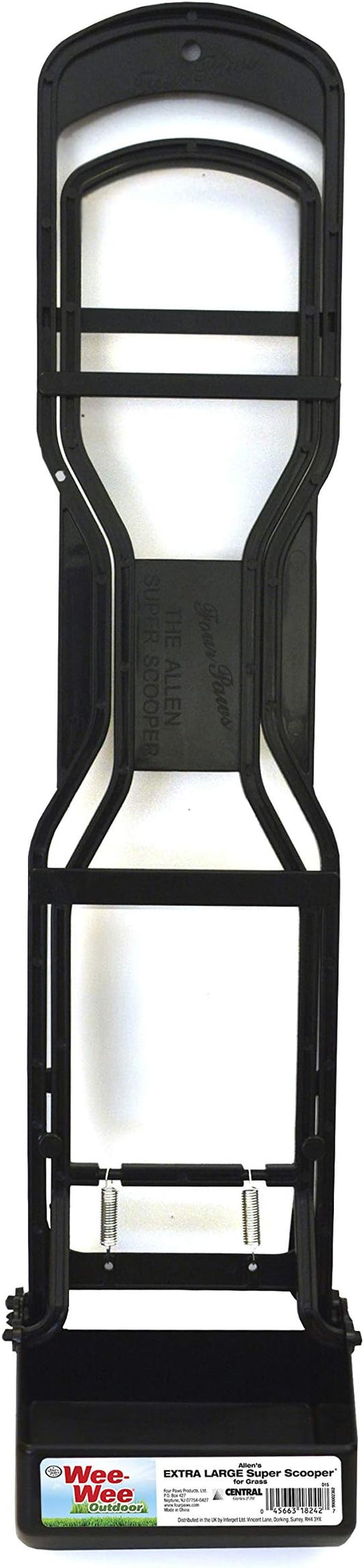 Four Paws Allen's Dog Waste Spring Action Pooper Scooper for Grass, X-Large