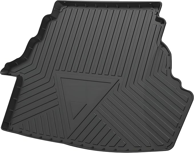 Camry Cargo Liners - All-Weather Protector 3D Custom-Fit Waterproof Durable Odorless TPO High-Raised Edge Flexible Rear Trunk Tray Floor mats Compatible with 2006-2012 Toyota Camry
