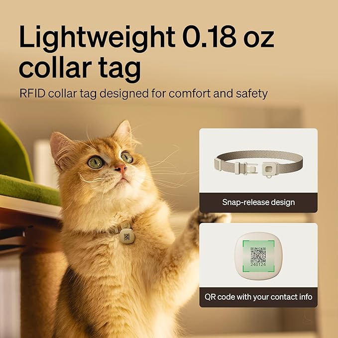 PETLIBRO RFID Cat Feeders for 2 Cats, Collar Sensor for Personalized Meals, Cats Recognition, Diet Tracking and Anti-Stealing for Multi-Pets Homes and Different Diets, Automatic Pet Feeder (Pack of 2)