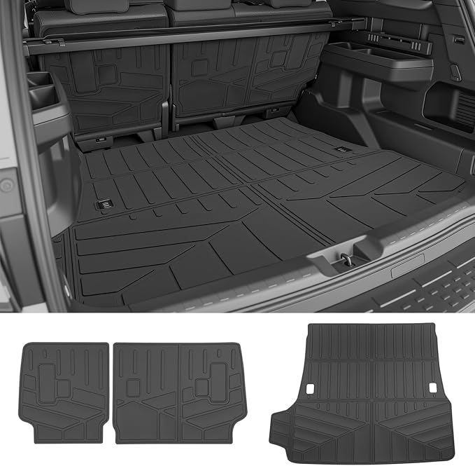 Cargo Liners for 2025 2026 Toyota 4Runner 5 Seats Gas, Trunk Mat with Seat Back Cover All Weather Rear Cargo Mat Backrest Protector Accessories (Not for Hybrid EV&i-Force MAX)