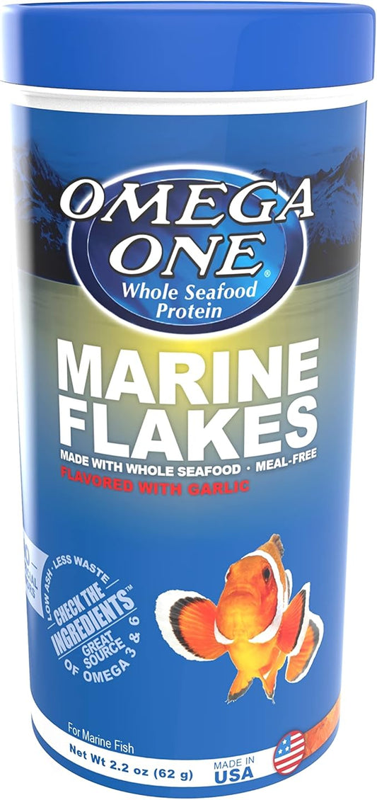 Omega One Garlic Marine Flakes, 2.2 oz