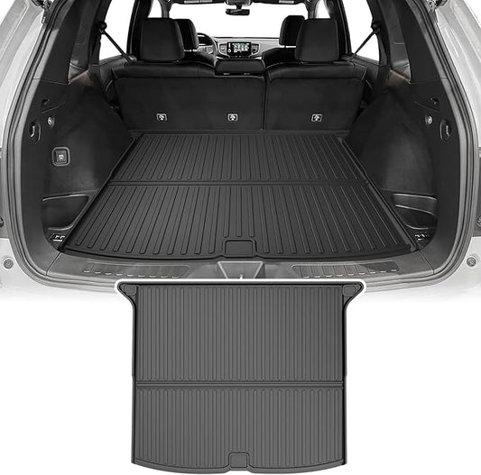 AOMSAZTO Cargo Mat for Honda Passport 2019-2025 | All Weather Custom Fit TPE Trunk Mat Trunk Tray Cargo Tray, Black
