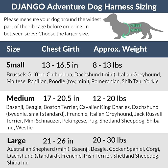 Adventure Dog Harness - Stylish, & Durable Medium Dog Harness for Outdoor Adventures and Everyday Wear - Sunset Orange Neoprene Adjustable Harness for Dogs with Reflective Piping & Brass D-ring