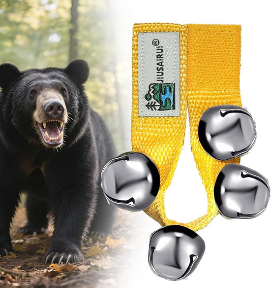 Outdoor Bear Bells for Hiking Safety: Bear Horn to Scare Bears Deterrent Devices for Dogs Biking Fishing Camping Climbing