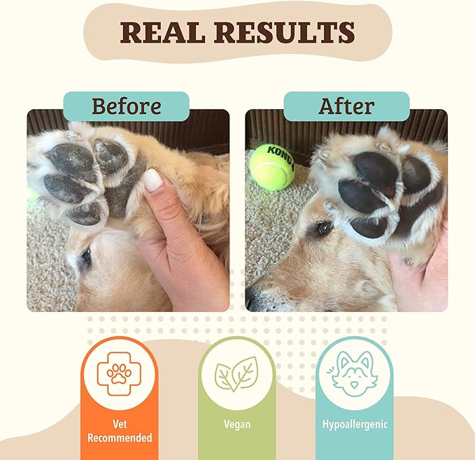 Natural Dog Company Pawtection Balm for Hot Pavement, Dry Cracked Dog Paws, and Rough Terrain - Safe, Non-Toxic, and Lick Safe - Protects Paws with Natural Ingredients, 1 oz Tin