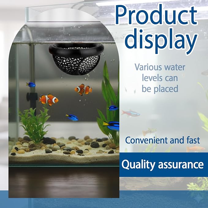 Betta Fish Toys, 4 Piece Aquarium Decor Set, Fish Tank Accessories for Stimulation and Rest