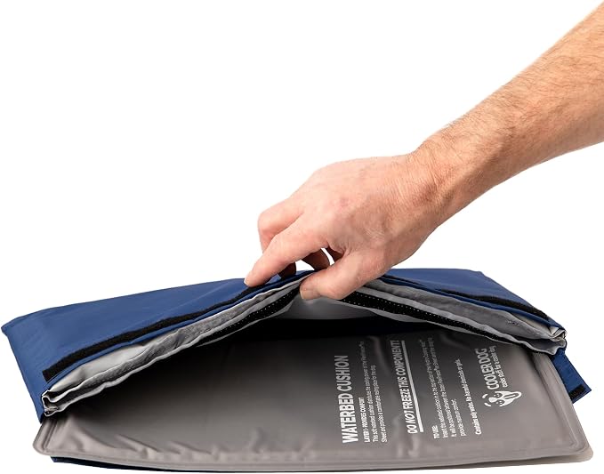 Hydro Cooling Mini Mat for Dogs – Dog Cooling Mat & Cooling Pad for Hot Weather – Triple Layer Ice & Water Cooling System (18" x 10.5")