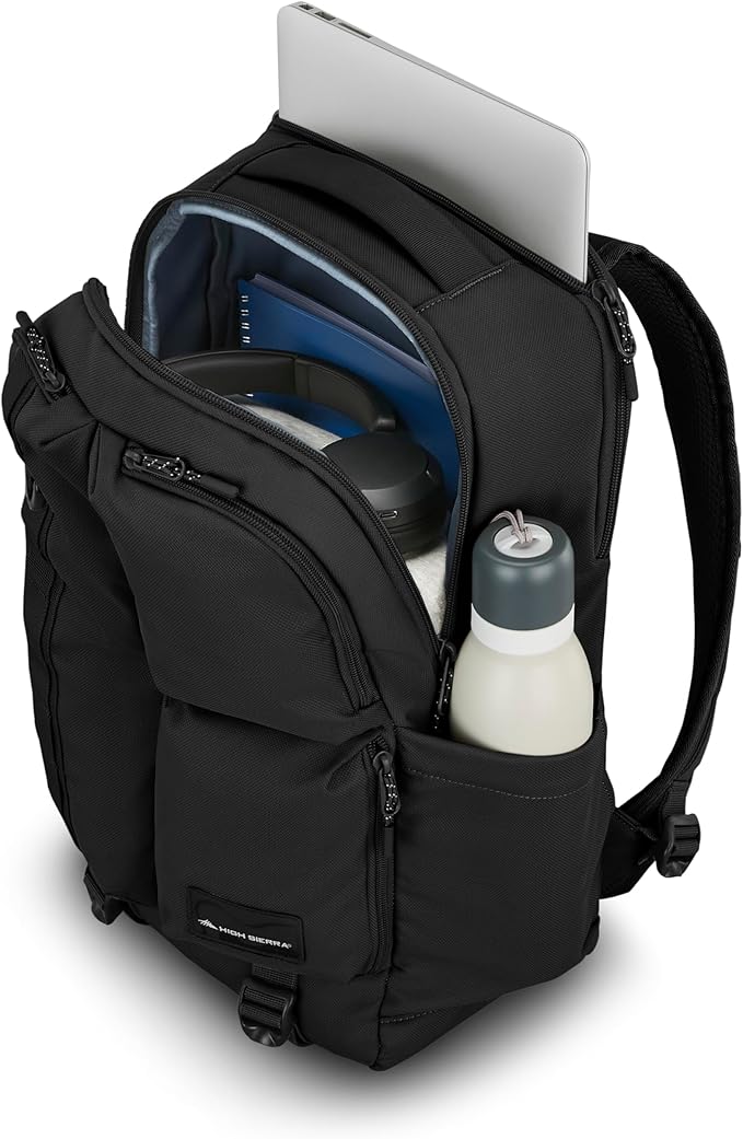 High Sierra Lineage Backpack - Black
