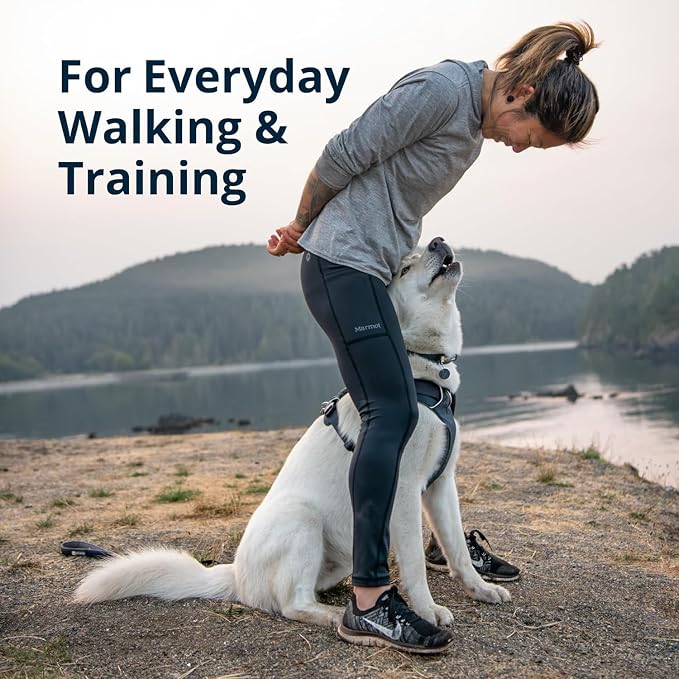 Ruffwear, Front Range Dog Harness, Reflective Soft Padded Everyday Harness with Dual Leash Clips, Adjustable and Lightweight Fit for Training or Walking for All Dogs, Pink Mountains, Medium