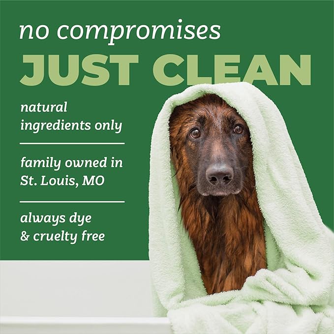 TropiClean PURE Deodorizing Dog Perfume Spray, Sweet Meadow Scent, Gentle Vegan Formula, Long Lasting Deodoziring Spray for Smelly Dogs, 8oz.