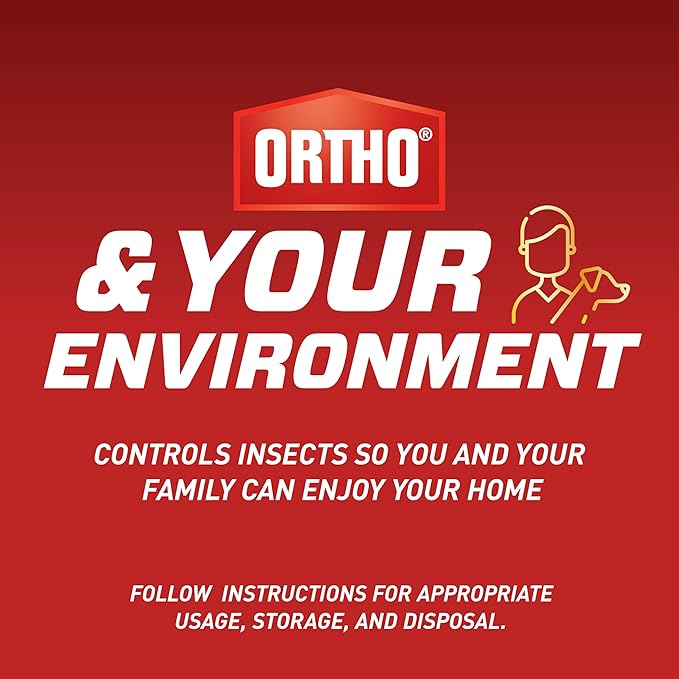 Ortho Home Defense Insect Killer for Indoor and Perimeter2 with Comfort Wand - Ready-To-Use Bug Spray, Kills Ants, Cockroaches & Spiders, 1.1 gal. (4-pack)