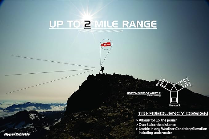 Le sifflet le plus puissant du monde jusqu'à 142 dB, très longue portée, pour arbitres, entraîneurs, instructeurs, sportifs, professeurs, maîtres-nageurs, autodéfense, survie, urgences