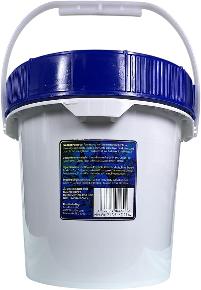 Live Bait Fish Food (Large Screw Top Pail)