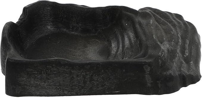 Alasum Spider Water Dish Reptile Feeding Bowl Pet Water Bowl Worm Container Sturdy Plastic Corner Basin for Terrarium Habitat Suitable for Lizards Frogs and Spiders