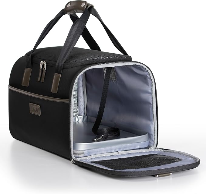 Traveler's Choice Argo Pawsport to Adventure Pet Carrier, Black