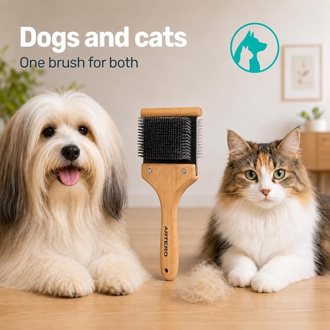 Artero Double Flexible Brush (2 in 1) (M - Nature Collection)