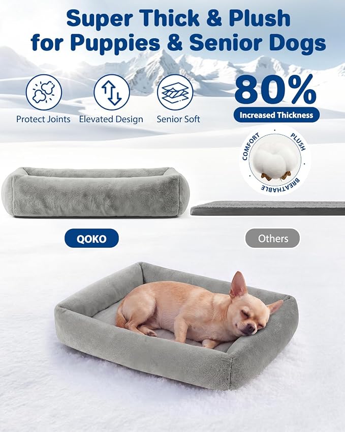 Cooling Dog Bed for Small Medium Cats - Removable Inner Cushion & Reversible Design (Ice‑Silk Cooling Layer | Sherpa Fleece Layer), Non‑Slip Bottom Washable Cooling Mat for Dogs Cats Crates 20" × 14"