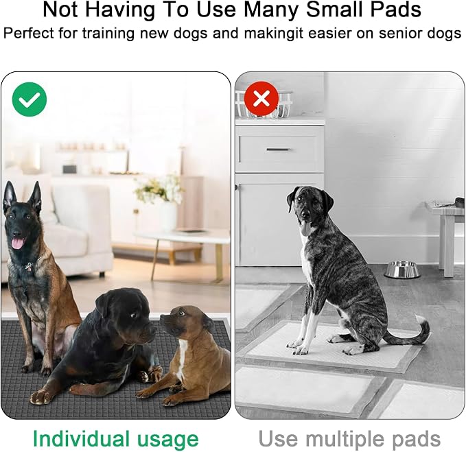 Extra Large 54"x37" 25 Pcs Odor-Control Super Absorbency Charcoal Pee Pads for Dogs,Leak-Proof Pet Training Pee Pads,Thicken Disposable Potty Pads Puppy Training Pads for Cats Rabbits