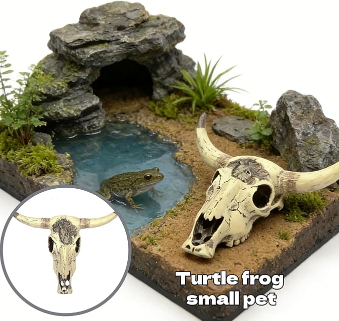 Western Fish Tank Decor Unique Reptile Enclosure Accessories Snake Tarantula Habitat Decor for Bearded Dragon Snake Tarantula and Fish Tank Setup