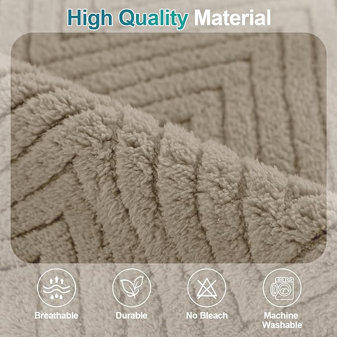 Turquoize Waterproof Couch Cover for Dogs Fuzzy Pet Couch Covers for Sofa Thick Dog Bed Cover Non-Slip Sofa Covers for 2 Cushion Couch Protector Slipcover Pet Friendly (Khaki, 36" x 48")