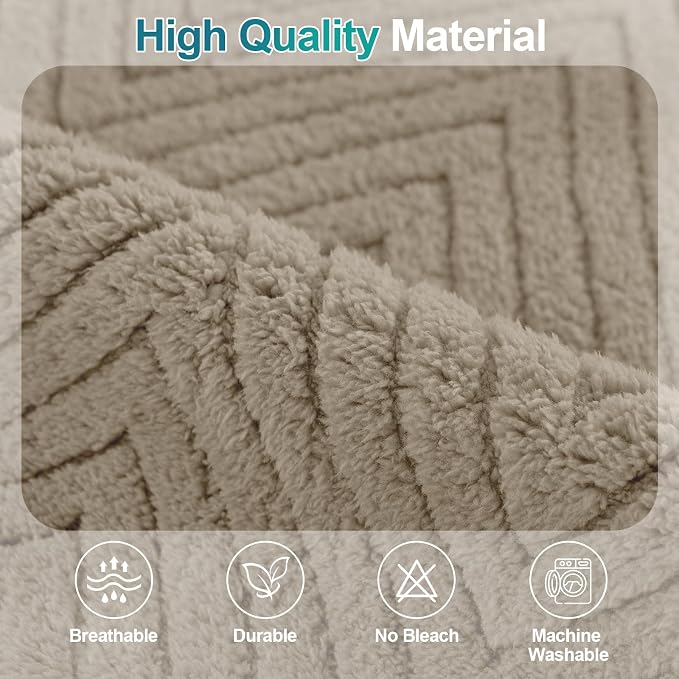 Turquoize Waterproof Couch Cover for Dogs Fuzzy Pet Couch Covers for Sofa Thick Dog Bed Cover Non-Slip Sofa Covers for 3 Cushion Couch Protector Slipcover Pet Friendly (Khaki, 36" x 84")