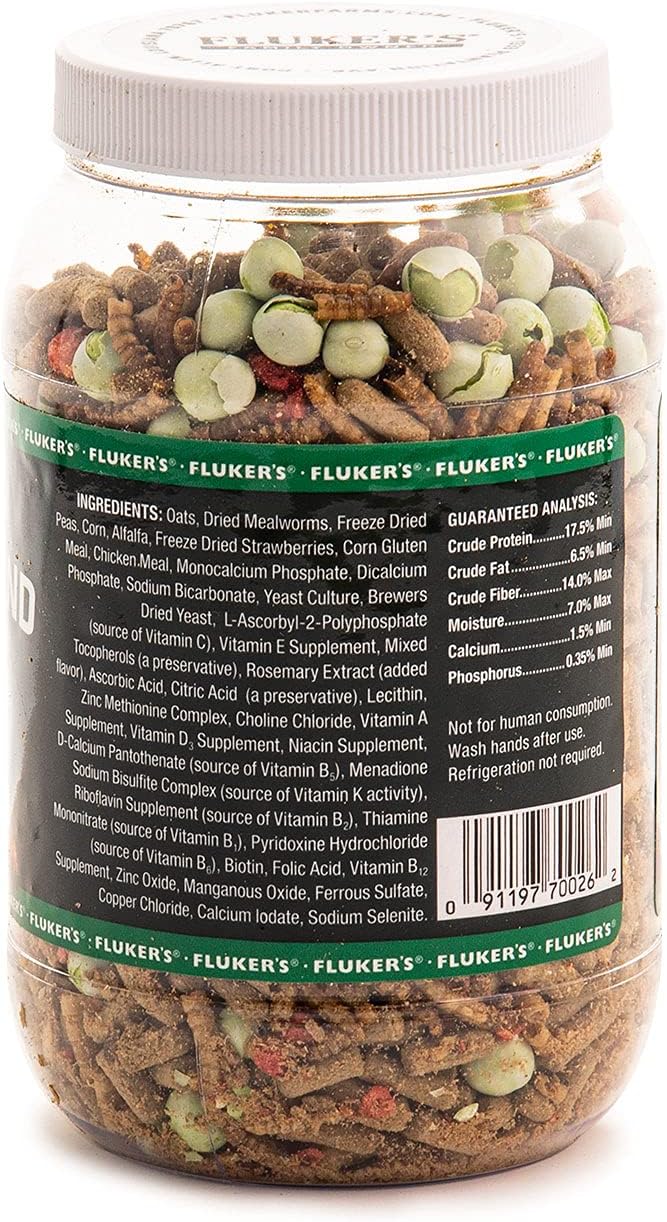 Fluker's Buffet Blend Box Turtle Diet, Insects, Veggies and Fruit with Fortified Pellets, 6.5 oz