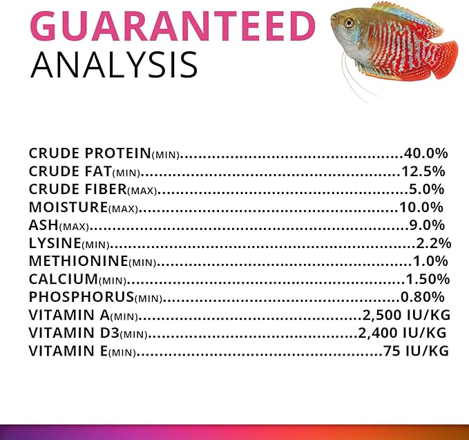 Fluval Bug Bites Color Enhancing Fish Food for Tropical Fish, Granules for Medium to Large Sized Fish, 4.4 oz.