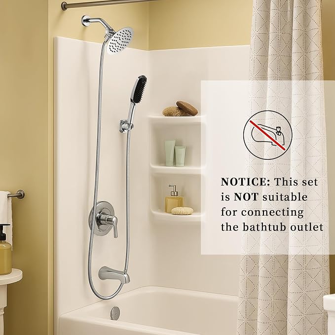G-Promise 3 Mode Dog Shower Attachment with Pause Mode | High Pressure, Built-In Brush for Wash & Groom, Extra Long Hose, for Indoor & Outdoor Use
