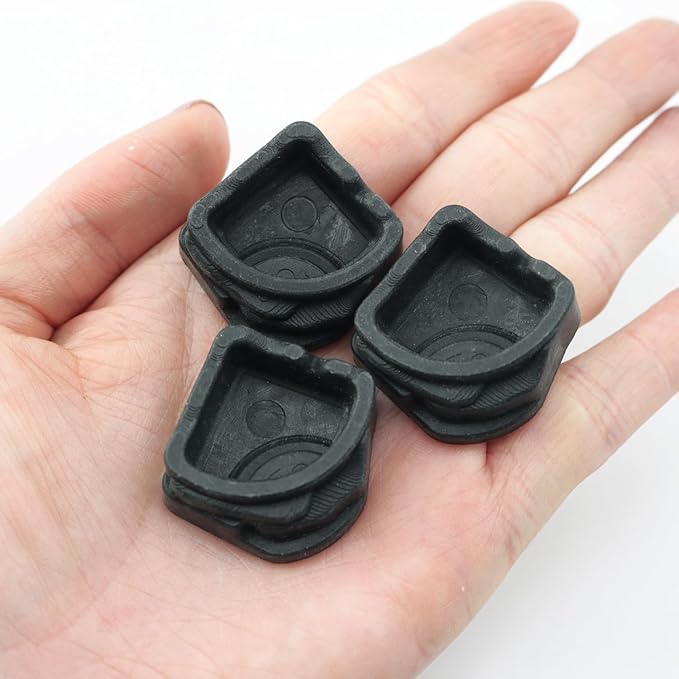 10PCS Mini Resin Plates and Small Bowls Reptile Amphibian Water Dishes Cricket Scorpion Katydid Water Bowls Suitable for Tarantulas Spiders Millipedes and Insects