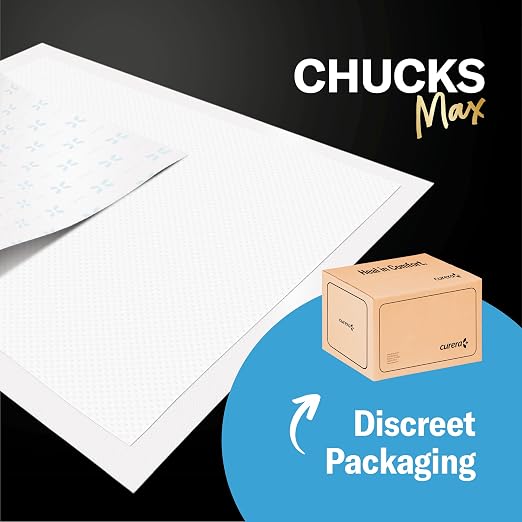 Chucks® MAX Hospital Bed Pads Disposable Adult - 40x40 [20-Pack] Pee Pads | Breathable Incontinence 4XL Large Pee Pads for Adults, Heavy Duty Absorbency Oversized Underpads, 400 Lbs Repositioning