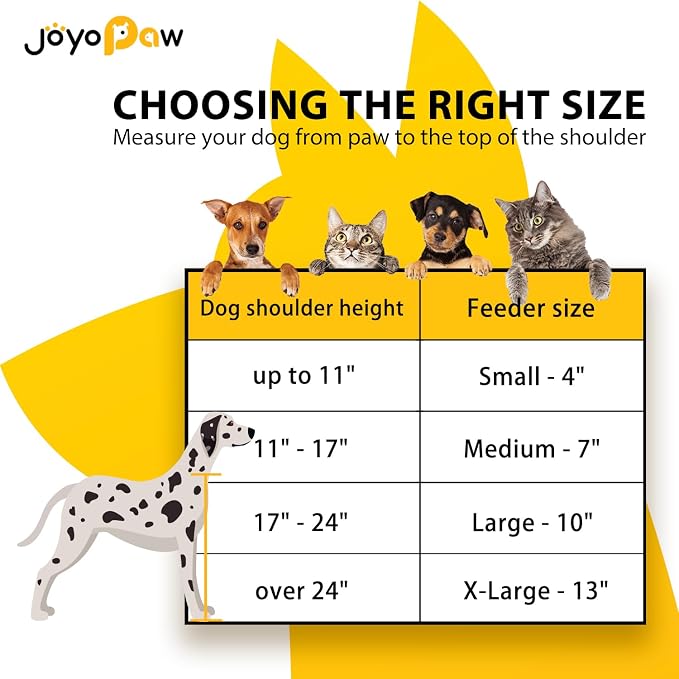 Elevated Dog Bowls, Waterproof Raised Dog Bowl for Medium & Large Dogs, HIPS Poly Lumber Stand with 2 Stainless Steel Bowls, Indoor & Outdoor Use (10'' Tall–48 oz Bowl, White)