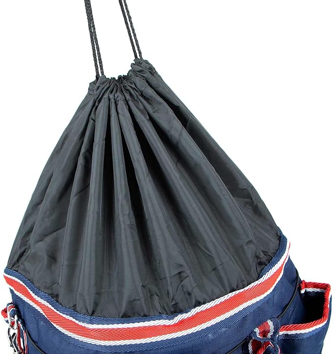 Jeffers Poplar Head Grooming Bag – Horse Grooming Organizer Tote with Pockets for Brushes, Tools, Clippers, Shampoo, Detangler – Stable Barn Kit Carrier for Horses, Pets, Livestock, Allegiance
