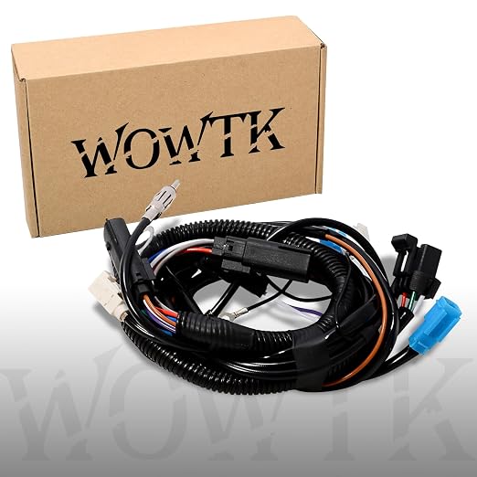 Rear Trunk Tour Pack Wiring Harness Kit for Harley Touring 2014-2024 | Plug Play for Electra Glide Road King Street Glide Road Glide