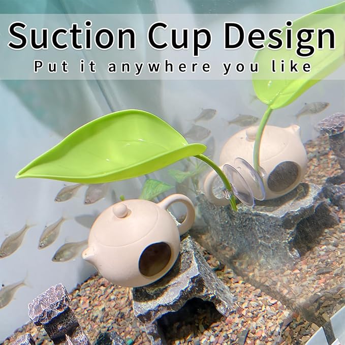 3 PCS Betta Fish Leaf Hammock,Beta Fish Toys,Betta Fish Tank Decorations Aquarium Decor,Crawling and Amphibian for Sleeping Hiding Breeding