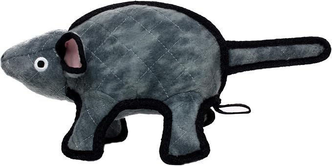 TUFFY® : 2 Pack Mouse Dog Toy: Ultra Durable Plush Toy with Multiple Layers & Reinforced Seams, Washable and Floats, Original Construction