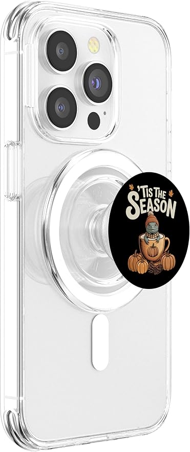 Tis The Season Uromastyx Fall Coffee Autumn Pumpkin Spice PopSockets PopGrip for MagSafe