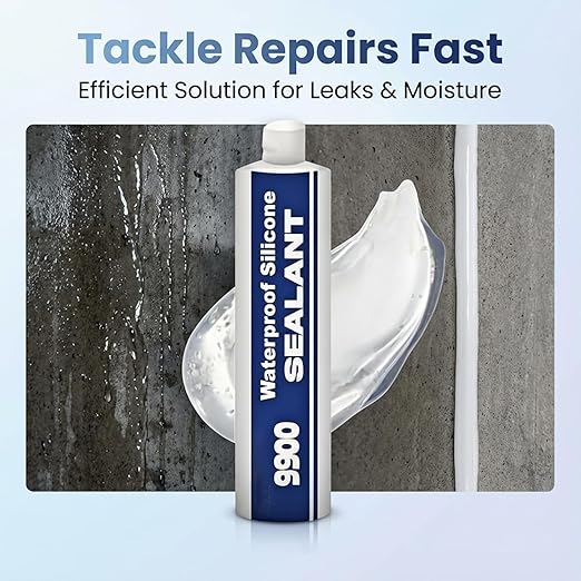 Waterproof Structural Adhesive Sealant - 9900 Super Bonding Glue, UV-Resistant Strong Sealing Compound for Roof, Bathroom, Tile, Multi-Surfaces (Clear)