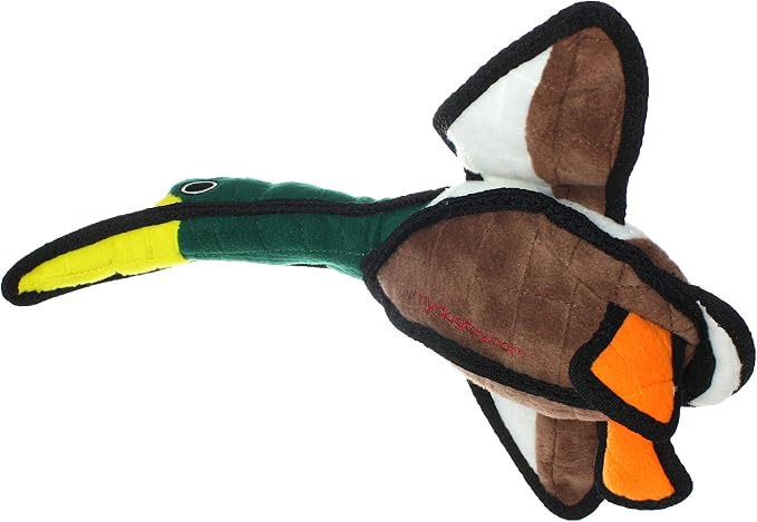 TUFFY® : 2 Pack Duck Dog Toy: Ultra Durable Plush Toy with Multiple Layers & Reinforced Seams, Washable and Floats, Original Construction