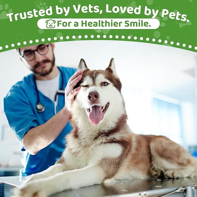 Dog Dental Powder, Dog Teeth Cleaning Powder and Cat Breath Freshener, Reduces Plaque & Bad Breath Off Pet Dental Care Supplies Tartar Remover for Dogs & Cats(150g)