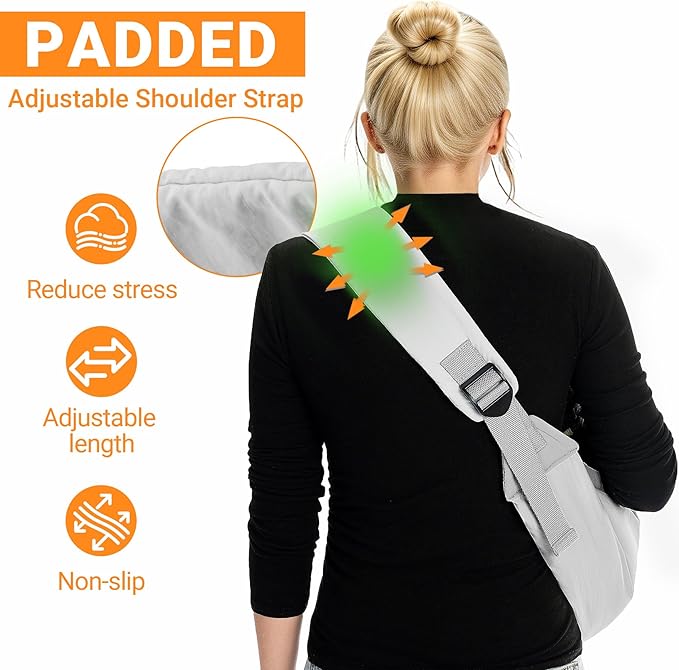 Dog Backpack Carrier & Body Sling for Small Dogs & Cats – Hands-Free Dog Pouch Carrier with Adjustable Strap for Travel & Hiking