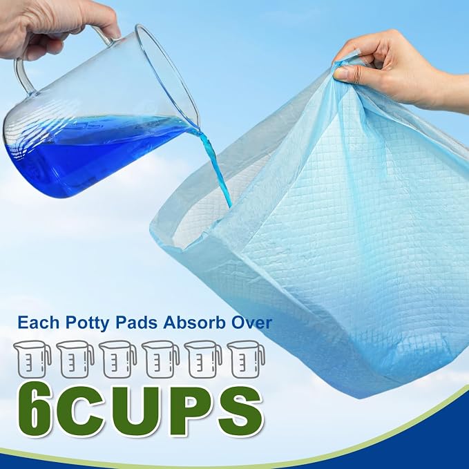 DEEP DEAR 100-Pack 30"x28" Extra Large Dog & Cat Pee Pads, Super Absorbent Quick-Dry Disposable Puppy Pads with Great Valve Leakproof Technology for Easy Potty Training & Pet Care