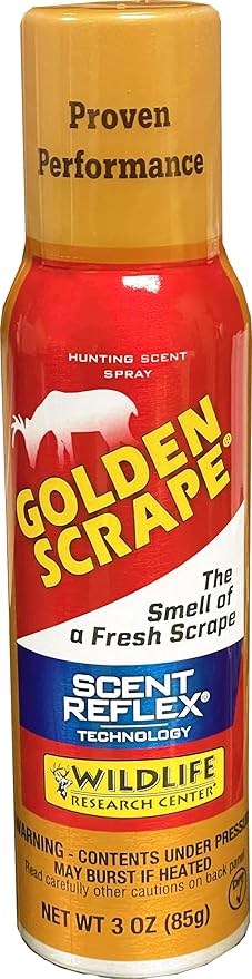 Wildlife Research Center Golden Scrape Scent Deer Attractant Lure for Whitetail Deer Hunting