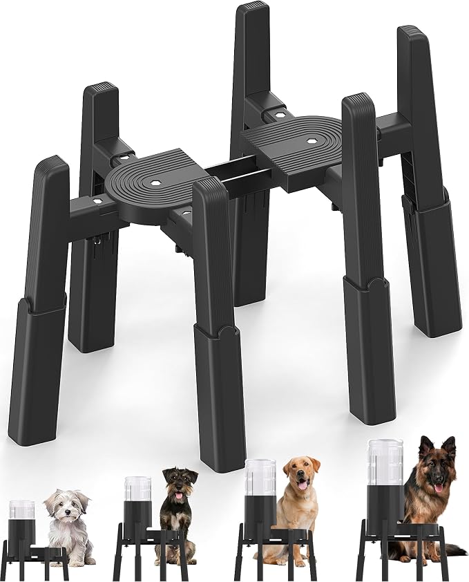 Dog Water Dispenser Stand, Pet Automatic Feeder Holder, Stand Only | Elevated Pet Water & Food Bowl for Medium Dogs, Stable and Anti-Slip Raised Bowl