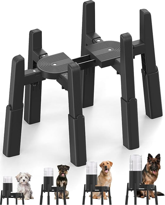 Dog Water Dispenser Stand, Pet Automatic Feeder Holder, Stand Only | Elevated Pet Water & Food Bowl for Medium Dogs, Stable and Anti-Slip Raised Bowl