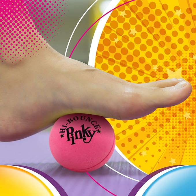 JA-RU Hi-Bounce Pinky Ball (1 Pack) Rubber-Handball Bouncy Balls for Kids. Small Pink Stress Ball. Indoor & Outdoor Sport Party Favors. Bouncing Throwing Play Therapy. 976-1E