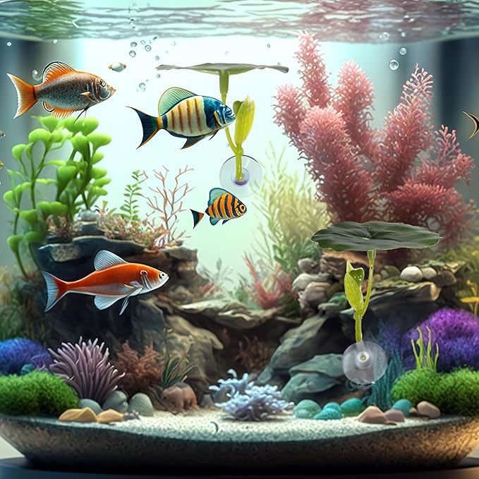 3Pcs Betta Leaf Hammock, Betta Fish Bed Leaf Hammock, Betta Tank Decor, Simulates Natural Habitat, Comfortable and Practical Resting Spot