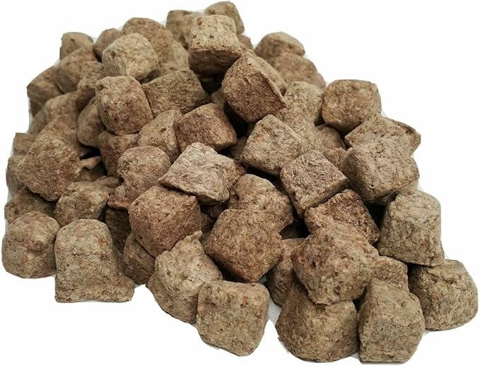 Aquatic Foods Inc. Brine Shrimp Cubes, Freeze Dried for Tropical Fish - Cichlids, Discus, Tetras & More - 5oz Bag