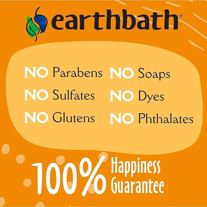 earthbath Tooth & Gum Wipes - Peppermint Dog Teeth Cleaning Wipes, No Brush Pet Dental Finger Swab for Dog and Cat Teeth Cleaning, Made in USA - Baking Soda & Cornmint, 50 Count