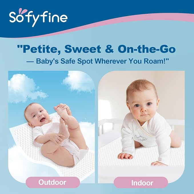 SOFYFINE 100 Count Disposable Changing Pads for Baby 17" x 24"Portable Changing Diaper Liners for Mess Free Travel, Leakproof Incontinence Bed Pads,Waterproof Table Protector Mat, Toddler Pee Pads | Portable Changing Diaper Liners for Mess Free Travel,...